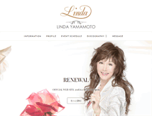 Tablet Screenshot of linda-yamamoto.com